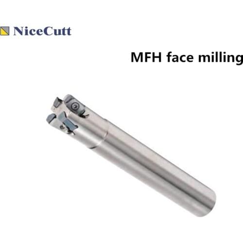 Lathe tool holder MFH CNC fast feed holder milling tool holder with 10pcs LOGU inserts high speed milling inserts blade