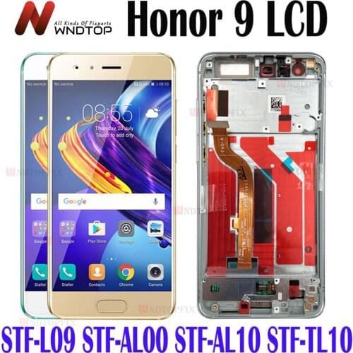 For Huawei Honor 9 LCD Display Touch Screen For Honor9 LCD For 5.15" Huawei Honor 9 LCD With Frame STF-L09 STF-AL00 Replacemen