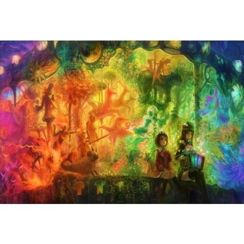 Dream Ferris Wheel The wooden puzzle 1000 pieces ersion jigsaw puzzle white card adult childrens educational toys