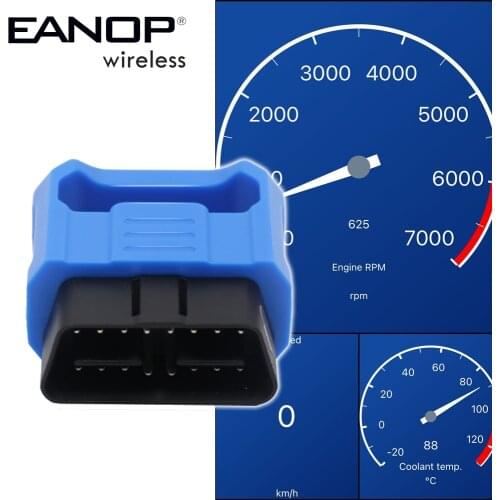 EANOP R100 Wireless APP Speed RPM Displayer OBDII Scanner Auto ECU Code Reader with Accelerator Test