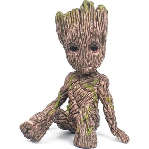 6CM Disney Guardians Of The Galaxy Tree Man Groot Action Toy Figure Doll Model Cartoon Movie Avengers Mini Groot Toys Kids Gifts