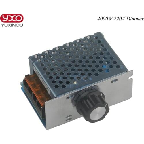 AC 220V High Power 4000W SCR Controller Electronic Volt Regulator Governor Thermostat Dimming SCR Dimmer Temperature Control