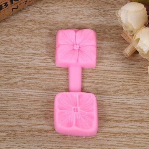 Fondant Molds Cake Decoration Stencil Confectionery Sugar Paste 3D Cherry Cake Mold Silicone Molds Baking Tools Supplies