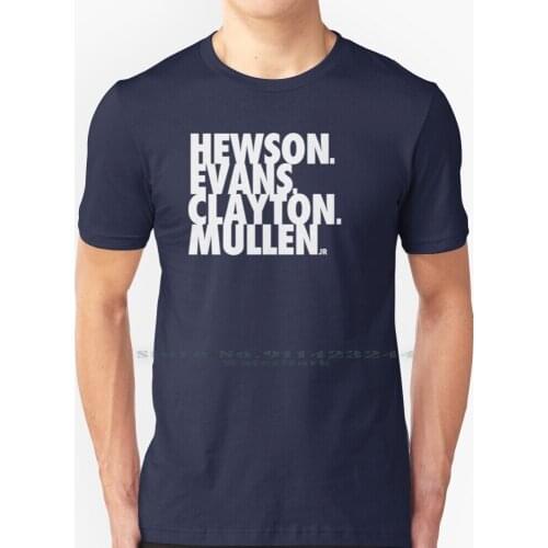 Hewson Clayton And Mullen T Shirt 100% Pure Cotton Bono The Adam Clayton Larry Mullen Jr Creative Trending Vintage Cool Gift