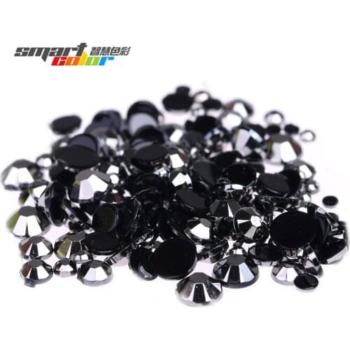 Hematite AB Colors Acrylic Rhinestones Shoes Clothing Decorations Sparkling Newest Nail Art Decorations