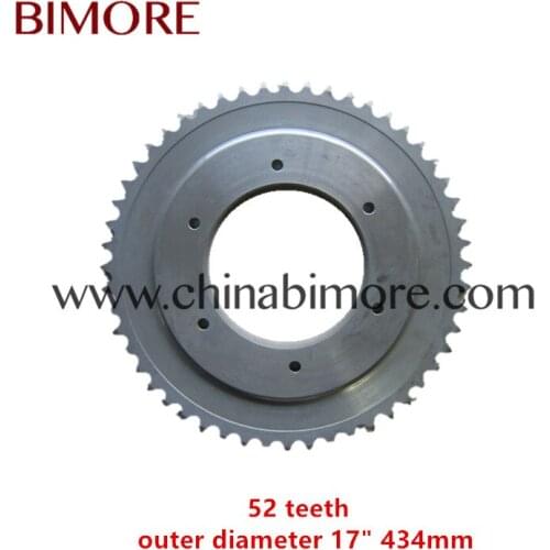 GO195JN1 BIMORE Escalator Handrail Drive Sprocket 52 Teeth 17" 434mm