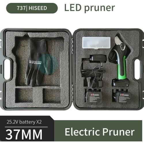 HDF737 37MM Electric Scissors Fruit Trees Cordless Garden Shears Household Thick Shears Portable Pruning Shears Powerful