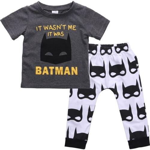 Summer 2017 Newborn Infant Baby Boys Short Sleeve T-shirt Tops+ Pants Outfits 2Pcs Clothes Set