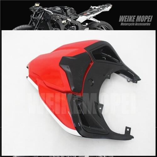 Red Black Motorcycle Rear Tail Cover Cowl Fairing Panel Fit For DUCATI 848 1098 1198 EVO 2007 2008 2009 2010 2011