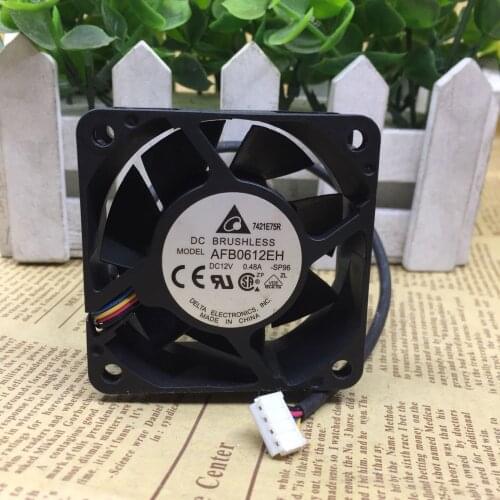 For Delta AFB0612EH 12V 0.48a 6025 4-Wire PWM Speed Control Max Airflow Rate Cooling Fan
