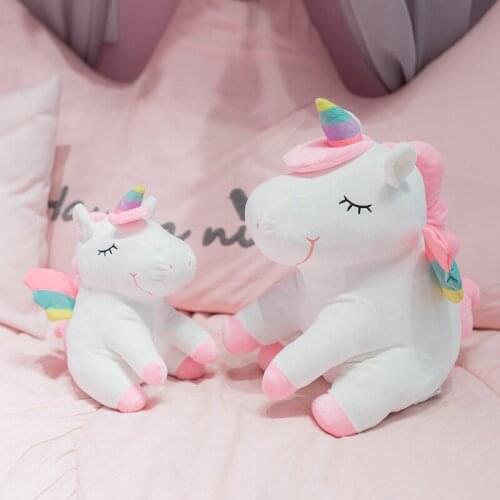 Hot Plush Unicorn Super Soft Plush Toys Stuffed Animal Doll Sleeping Pillow Toys For Children Christmas Gifts For Friends Girls