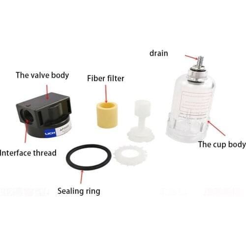 Engine Oil Separator Catch Can Reservoir Tank W/ Breather Filter Baffled