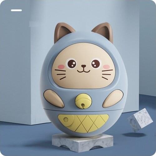 Multi-Functional Interest Voice Cat Tumbler Pink Blue Puzzle Children Over 18 Months Old