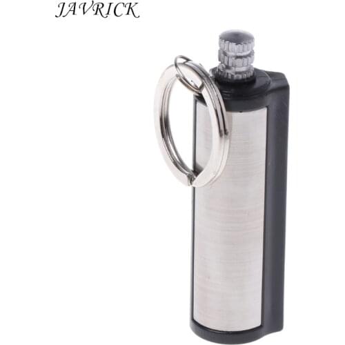 Fashion Permanent Striker Lighter Match Metal Key Chain