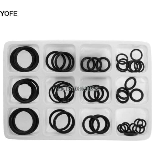 50Pcs Assorted Sizes Rubber O-Ring Set For Plumbing Tap Seal Sink Seal Thread