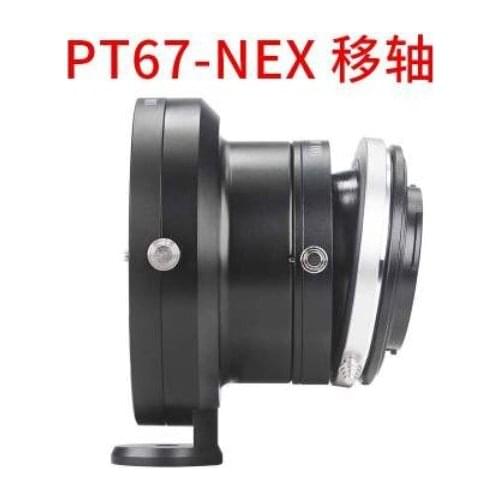 Tilt lens adapter for PENTAX PT67 pk67 lens to sony E mount NEX-5/6/7 A7r a7r2 a7r3 a7r4 a9 A7s A6300 EA50 FS700 camera