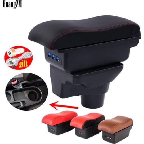 For Kia Rio 4 armrest box Kia Rio 4 X-line 2017 2018 2019 2020 car armrest box accessories interior Storage box Retrofit parts