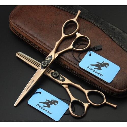 Freelander Sharp Blade Hairdressing Scissors Professional 6 Inch Styling Hair Scissor Set Solon Barber Shears
