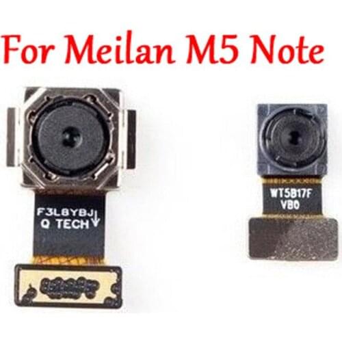 Tested Original Front Small Rear Big Back Camera Module Mobile Phone Replacement Part Lens Repair For Meizu Meilan M5 Note