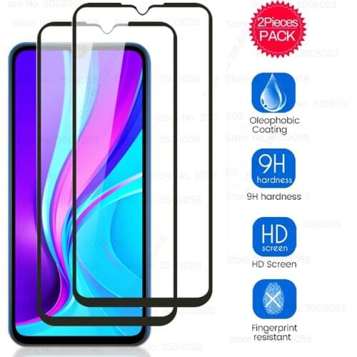 Redmi 9c nfc glass 2pcs protector glass for xiaomi redmi 9c 9 c c9 phone screen on redmy readmi redme radmi redmi9c safety film