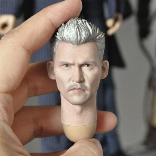 1/6 Scale Johnny Depp Head Sculpt Model For 12'' Action Figure Model Dolls No.436