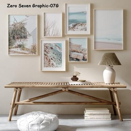 Modern Fresh Seaside Scenery Ocean Rocks Canvas Poster And Print Wall Decor Picture For Modern Living Room Bedroom