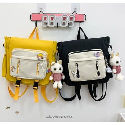 Women Harajuku Crossbody Bag For Women New Casual Nylon Bag Girls Womens Shoulder Bag Multipockets Messenger Bag Women Bolsa