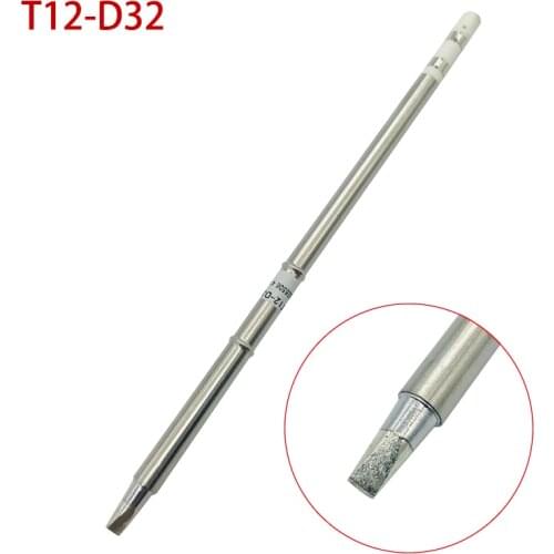 T12-D32 Electronic Tools Soldeing Iron Tips 220v 70W For T12 FX951 Soldering Iron Handle Soldering Station Welding Tools