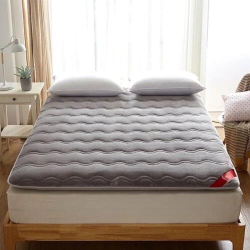Comfortable Soft Foldable Tatami Mattress home high quality Thick Warm Fale mattress with straps twin queen king size