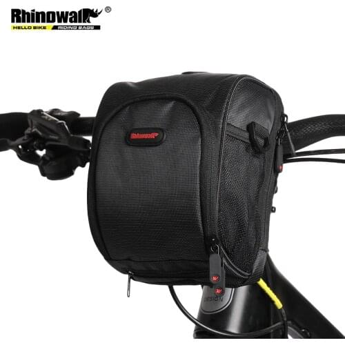 Rhinowalk Bicycle Bag Waterproof MTB Bike Front Frame Bag Bike Tube Folding Bag Bike Phone Holder Cycling Bag Bike Accessories