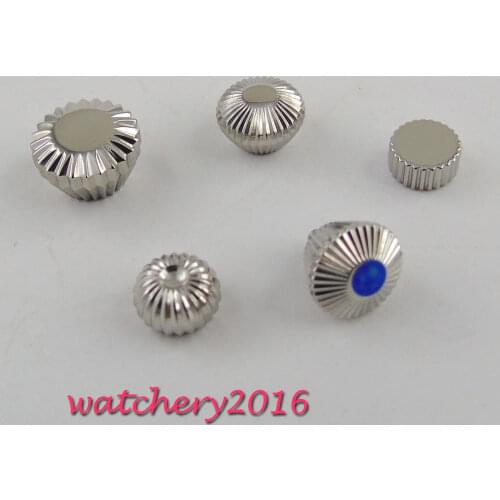Parnis High quality 316L Stainless Steel polished hardened watch crown fit 6497 6498 ST 3600 3620 movement Watch Crown