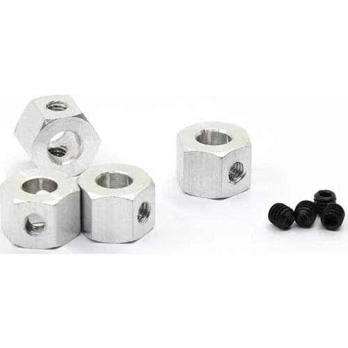 Durable Metal 5MM to 12MM Axle Adapter Combiner for WPL D12 MN RC Car Spare Accessories