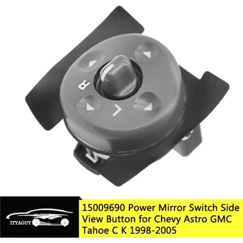 15009690 19209371 Power Mirror Electric Mirror Control Switch 901-000 for Chevy Astro GMC Tahoe Yukon Jimmy Safari C K 1998-2005