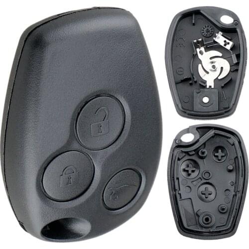 3.5mmx9mm 3 Buttons Car Remote Key Shell with 307 Blade Fit for Renault / Nissan Almera New
