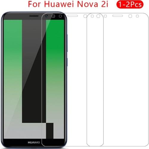 Case for huawei nova 2i cover tempered glass screen protector on nova2i 2 i i2 protective phone coque bag accessories global 360