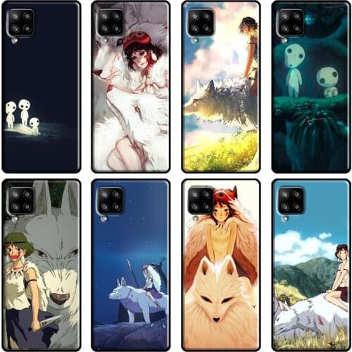 Anime Princess Mononoke For Samsung Galaxy A12 A52 A72 A71 A51 A41 A31 A70 A50 A40 M31 A02 A20e A21S Phone Cover