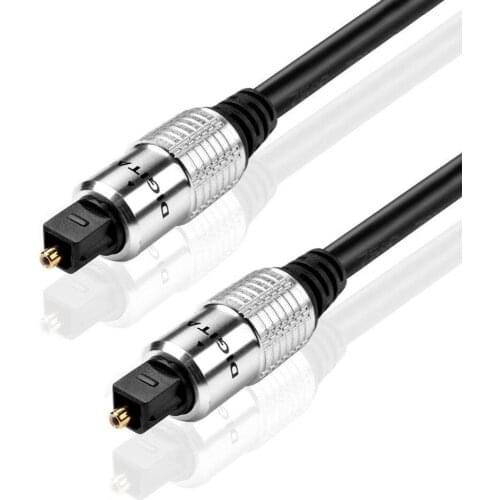2m 5m Digital Optical Audio Cable SPDIF Optical Fiber Square to Square Mouth Audio Extension Wire For TV BOX Amplifier