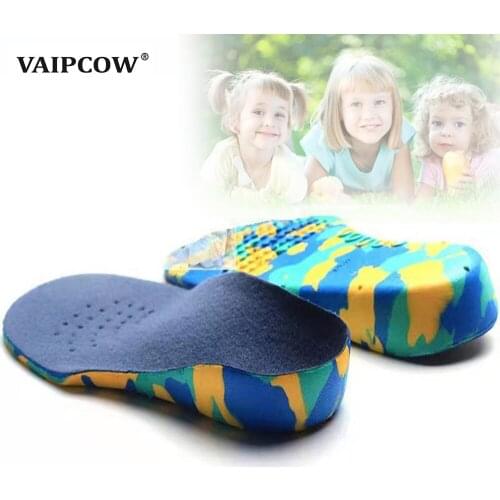 Kids Orthotics Insoles Correction Care Tool for Kid Flat Foot Arch Support Orthopedic Children Insole Soles Sport Shoes Pads