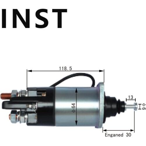 ELECTROMAGNETIC SWTICH SOLENOID FOR 24V 10512094 19026032 66-160 STD7350LP STD7827LP STD7827NB STD7827WA 10512094
