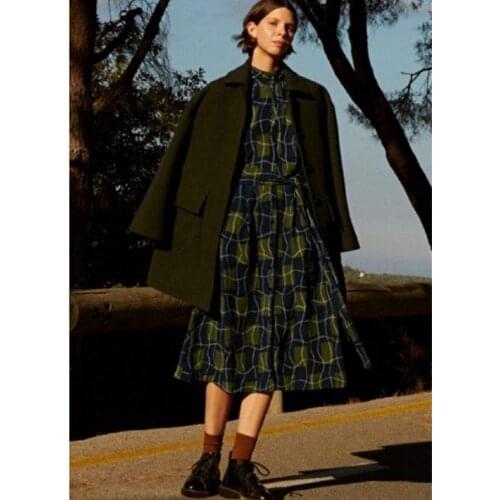 Модные платья в клетку EOSEENY China At AliExpress