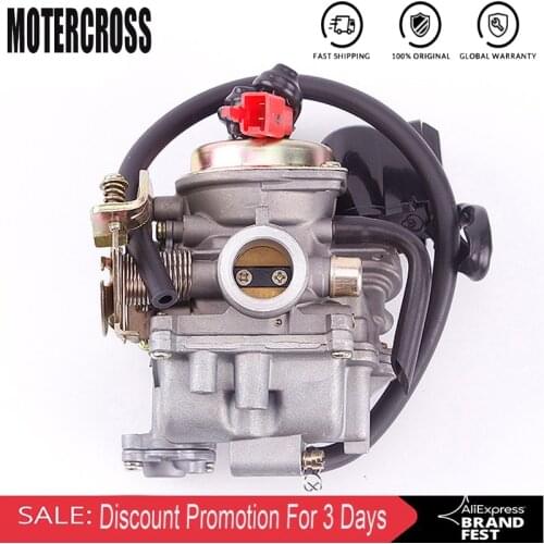 Motorcycle 19mm PD19J Carburetor ATV Carburetor For Kymco Agility 50 People S 50 Super 8 Vitality Yager 50cc 4T 139QMB 139QMA