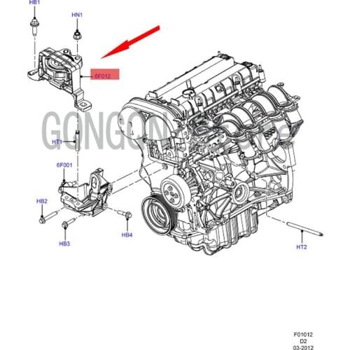 CAR Engine Foot Glue Bracket For dMo nd eoF oc us Engine Mount Buffer Block Engine Foot Glue Pad Engine Front Bracket
