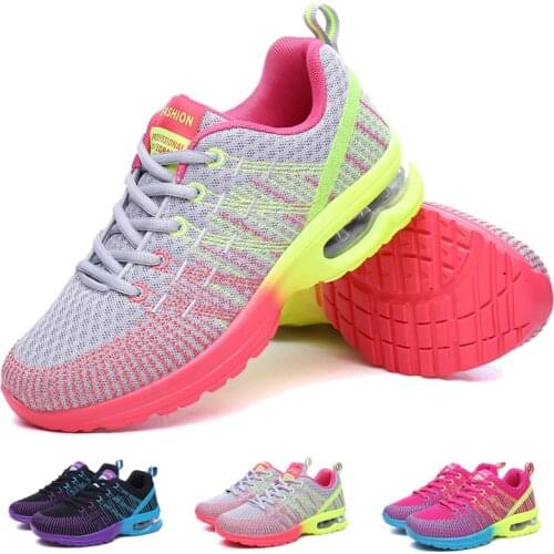 Women Tennis Shoes Air Cushion 4CM Height Increase Mesh Sports Sneakers Female Fitness Outdoor Breathable Jogging Trainers Shoes
