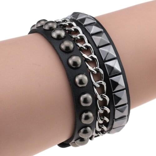 LOVBEAFAS Leather Bracelets