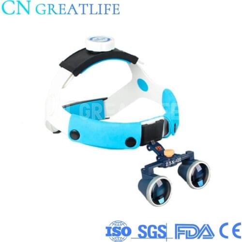 Medical Dental Headlamp 2.5x 3.5x Dental Magnifying Glasses Loupe Surgical Headlamp Headlight Surgical Loupes 2.5x Dental Loupes
