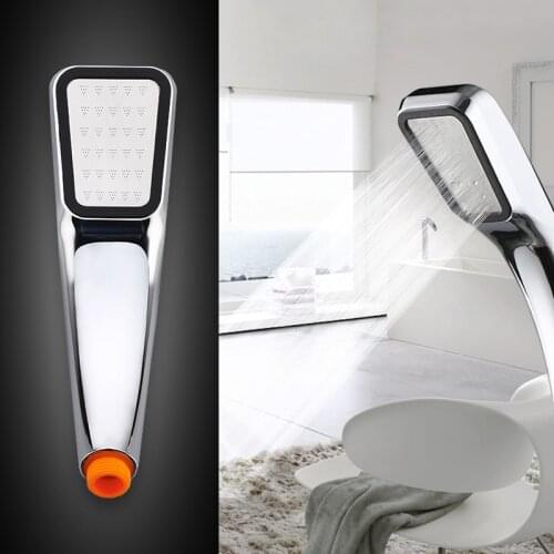 300 Holes High Quality Pressurized Handheld Shower Nozzle Water-Saving Shower Supply Head Durable Super ABS Bathroom Accessories