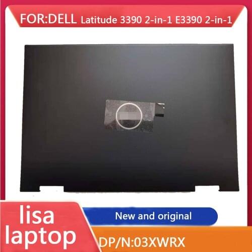 New original Laptop LCD Top Cover LCD Back Cover Black A shell For Dell For Latitude 3390 2-in-1 E3390 2-in-1 03XWRX 3XWRX