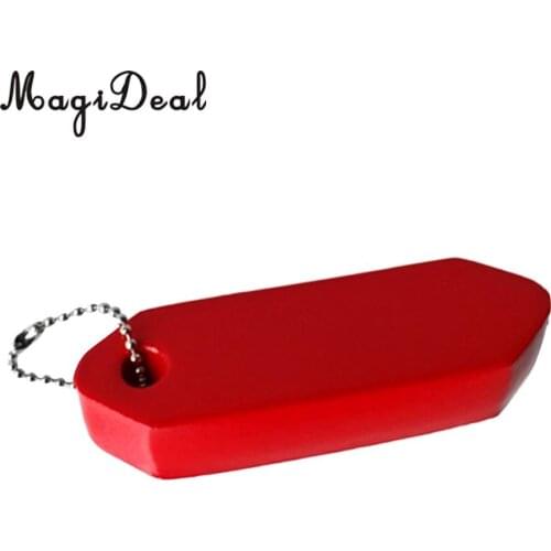 MagiDeal Foam Floating Keychain Key Floats Water Buoyant Key Ring W/ Stainless Ball Chain for Marine Kayak Boat Fishing Sailing