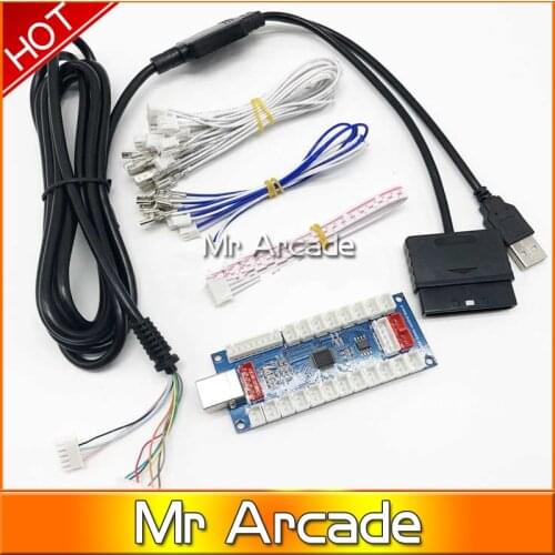 PS2/PS3/PC/xbox360 for windows 4 in 1 pcb Arcade Joystick Encoder borad