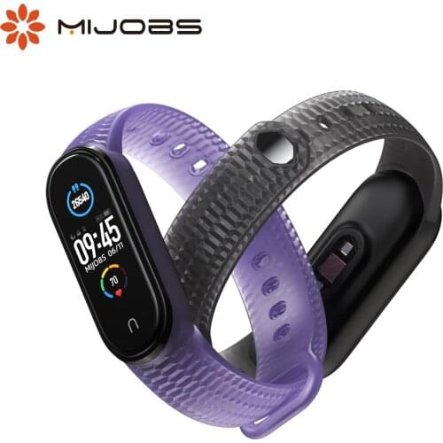 Mi Band 5 6 Bracelet Strap Translucent Opaska Miband 5 Wristband for Xiaomi Band Correa Mi Smart Band 5 Watch Pulseira Silicone